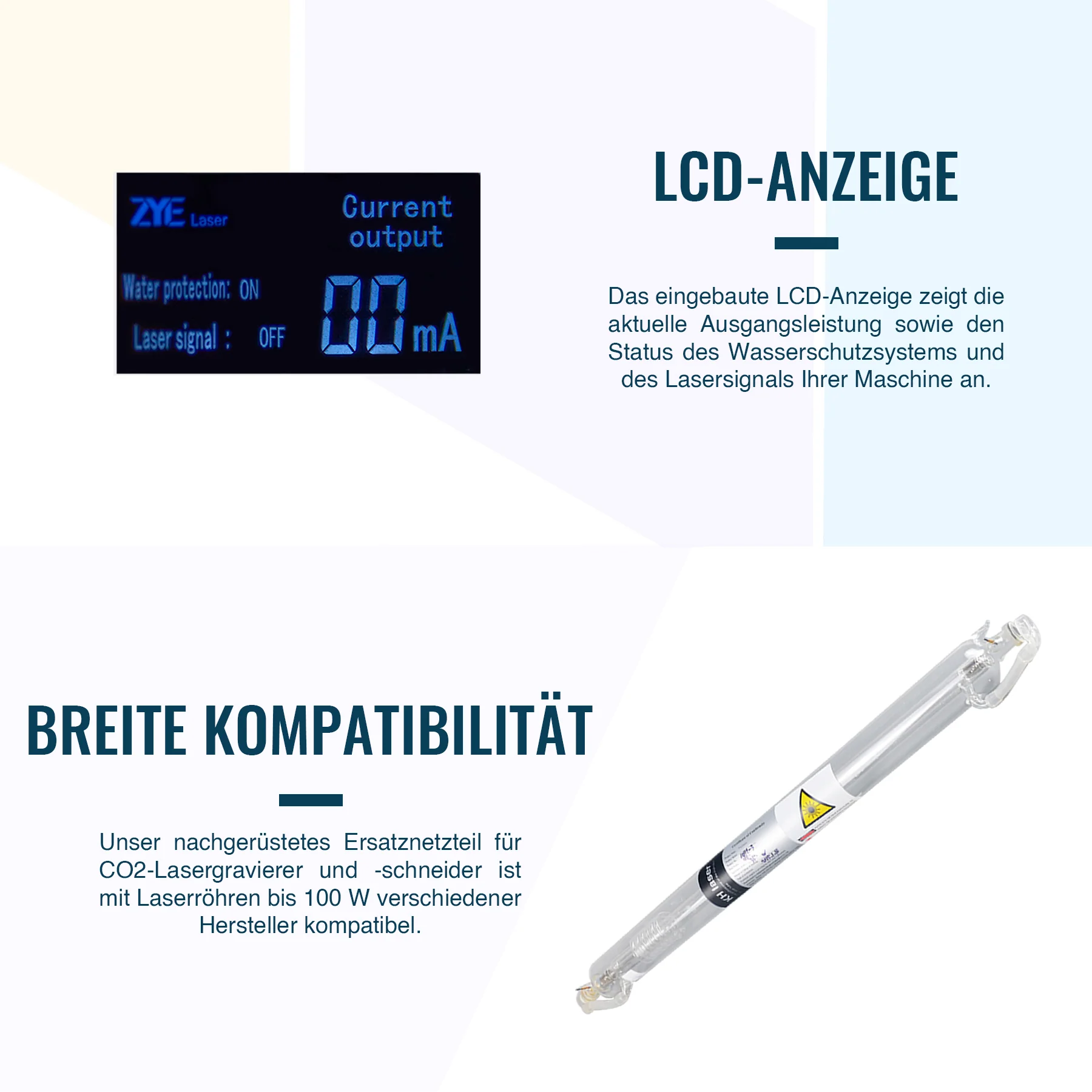 100W Netzteil für CO2 Laser Graviermaschinen und Lasercutter | LN-100 - Image 8