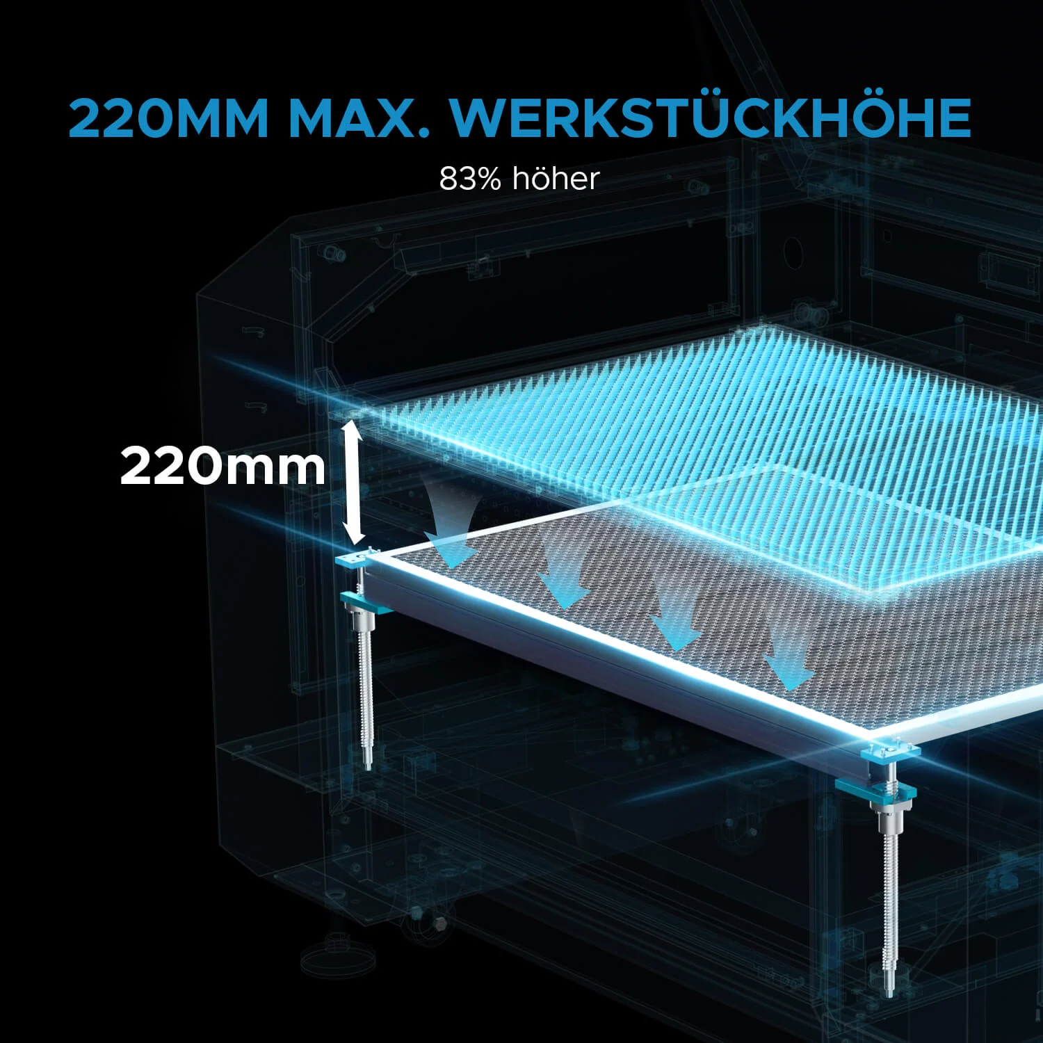 130W CO2 Laser Cutter & Graviermaschine mit 1300x900mm Gravurfläche | Pronto-60 - Image 17
