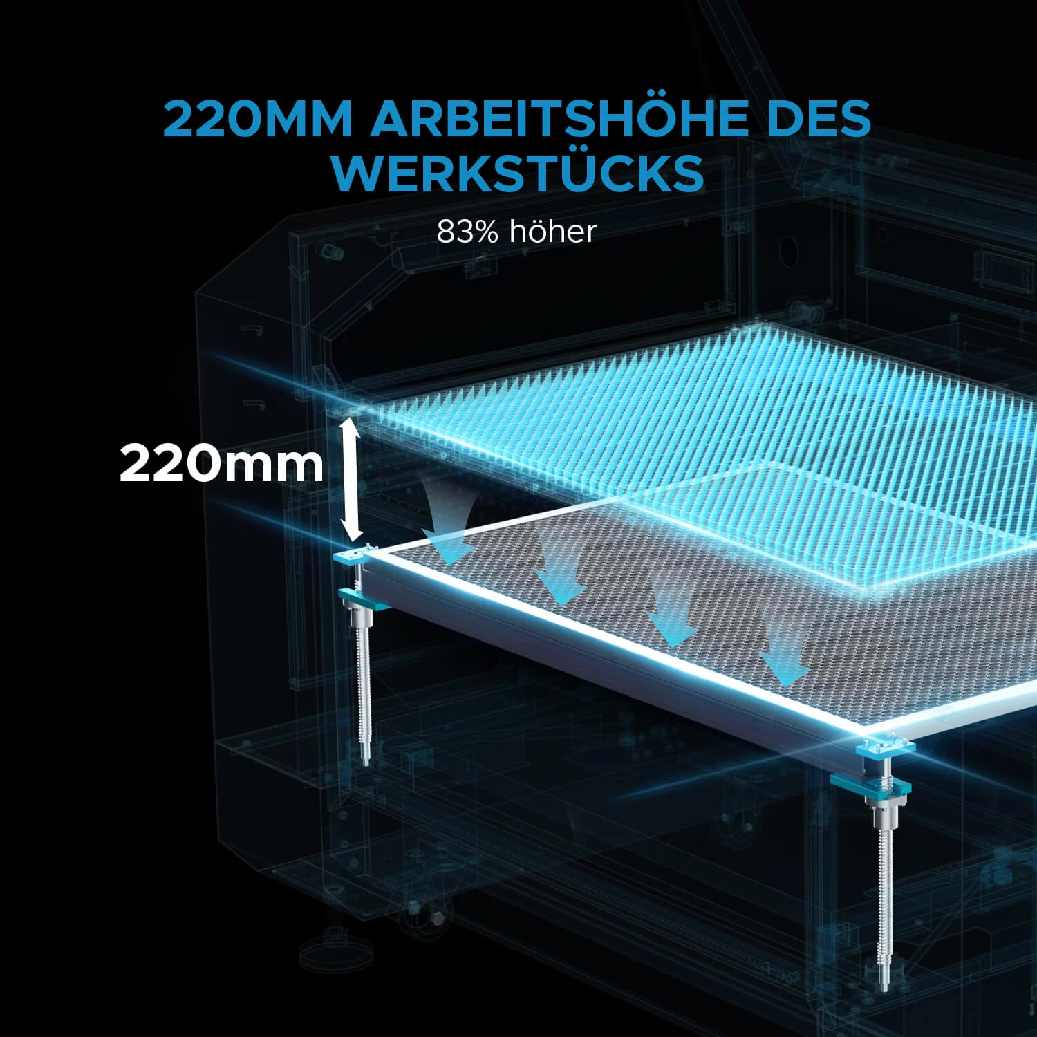 150W CO2 Laser Cutter & Graviermaschine mit 1600x1000mm Gravurfläche | Pronto-75 - Image 17