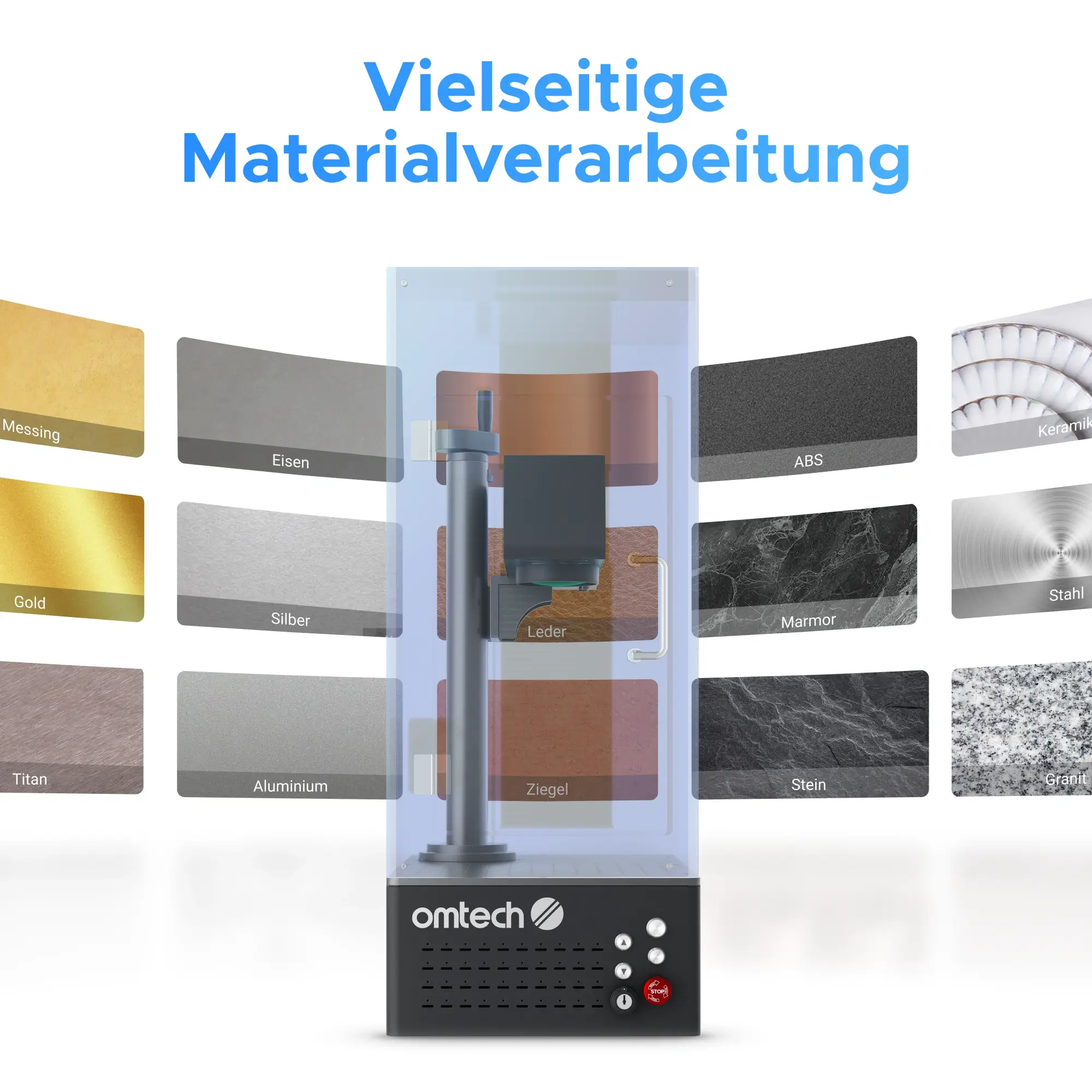 20W MOPA Laser Graviermaschine mit Autofokus für Metallgravur | M20C - Image 9