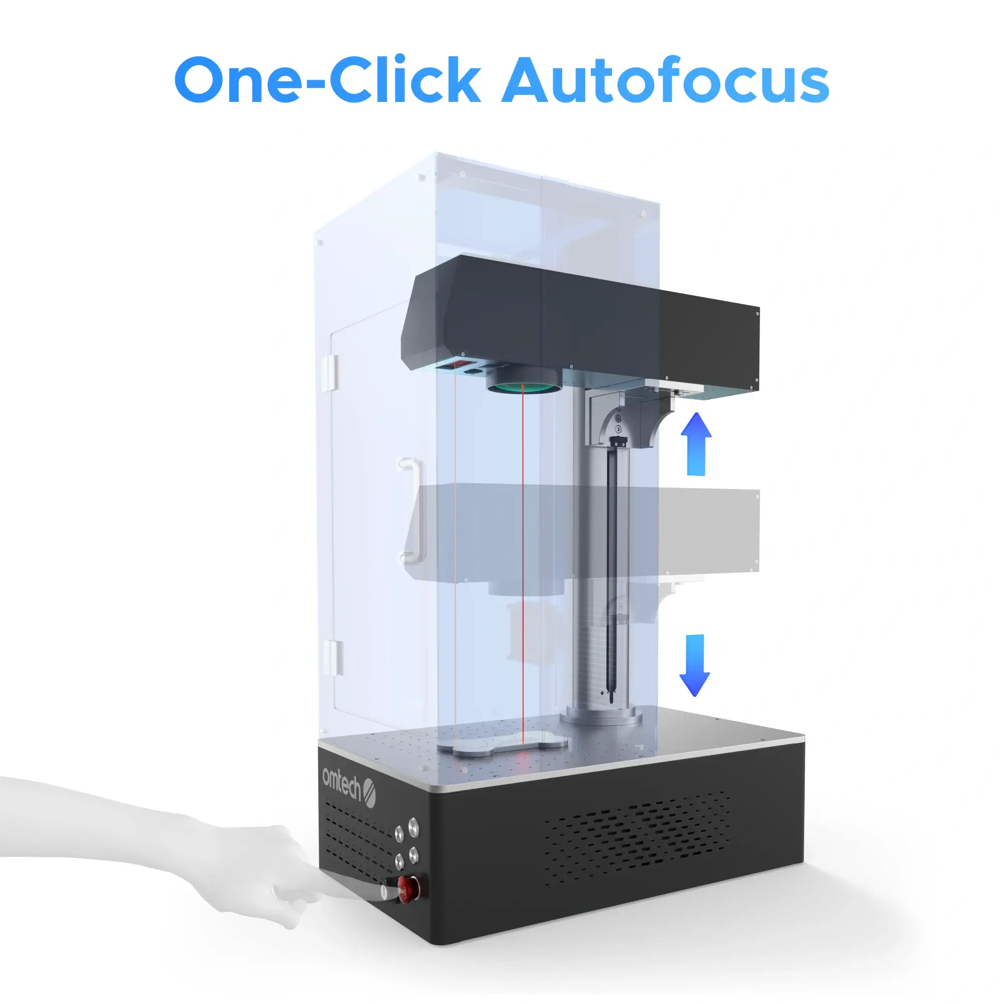 20W Faserlaser Graviermaschine mit Autofokus für Metallgravur | F20C - Image 4