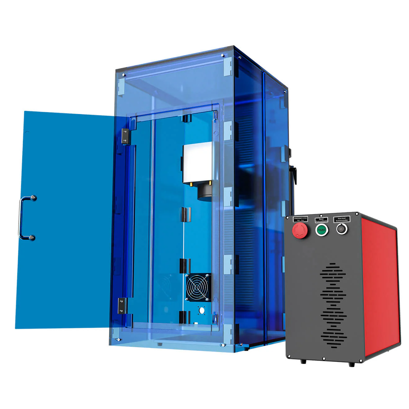 30W MOPA JPT Laser Graviermaschine für farbige Metallgravur & Metallbeschriftung | M-30 - Image 5
