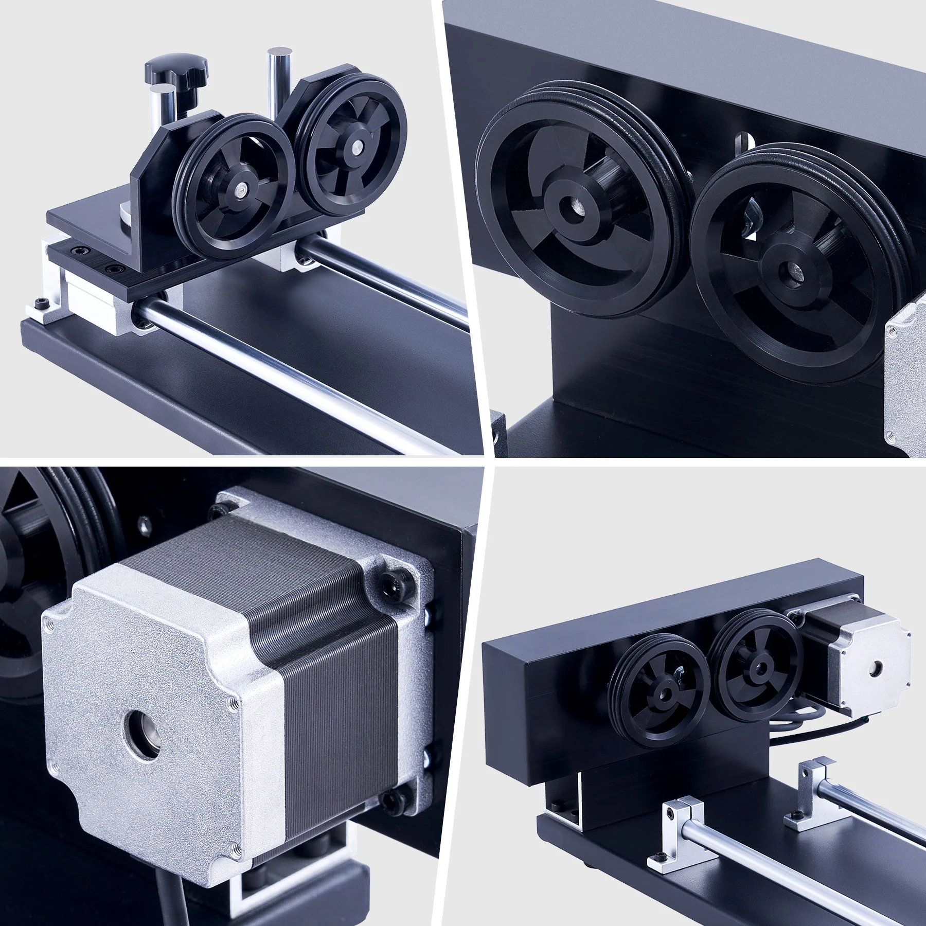 4-Räder-Drehachse für CO2 Laser Graviermaschinen & Lasercutter | LRA-GL49 - Image 4