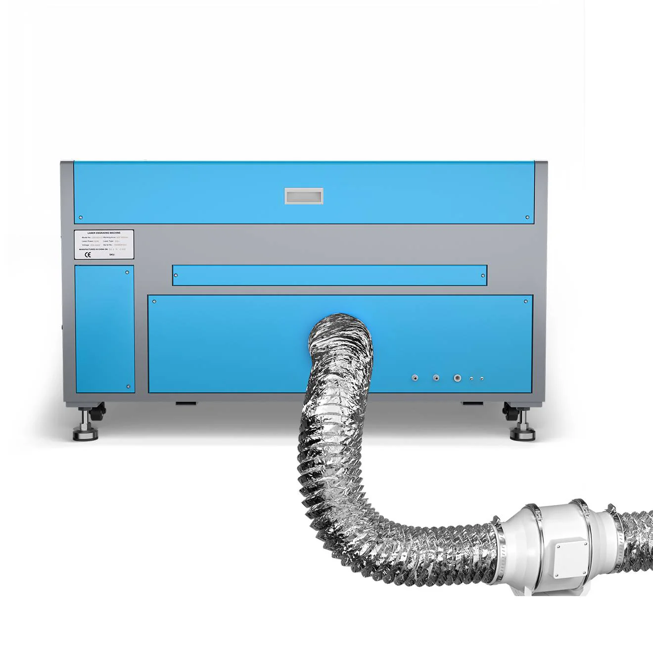 60W CO2 Laser Graviermaschine & Cutter mit 600x400mm Gravurfläche | Turbo-646 - Image 4
