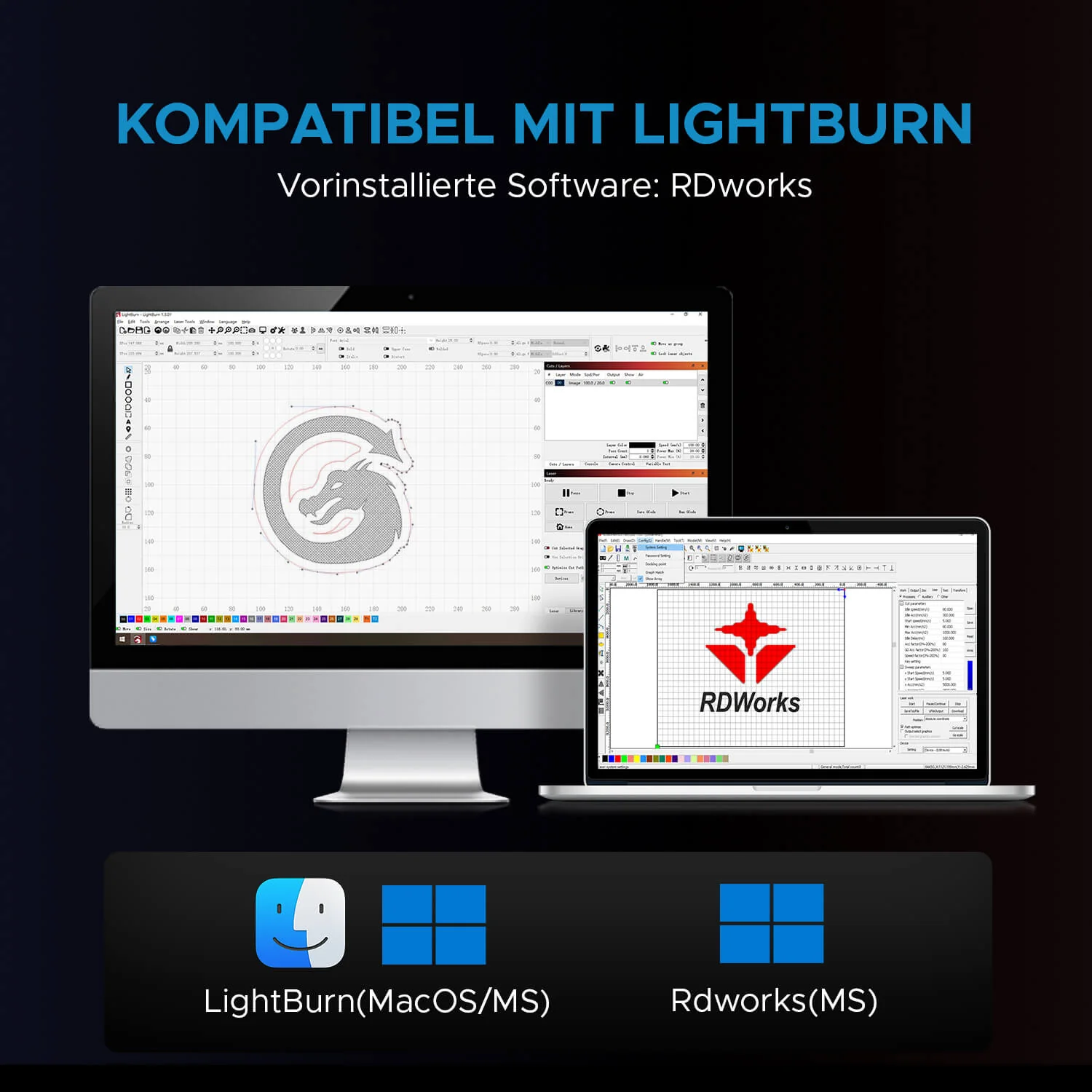 90W CO2 Laser Cutter & Graviermaschine mit 900x600mm Gravurfläche | Pronto-40 - Image 16