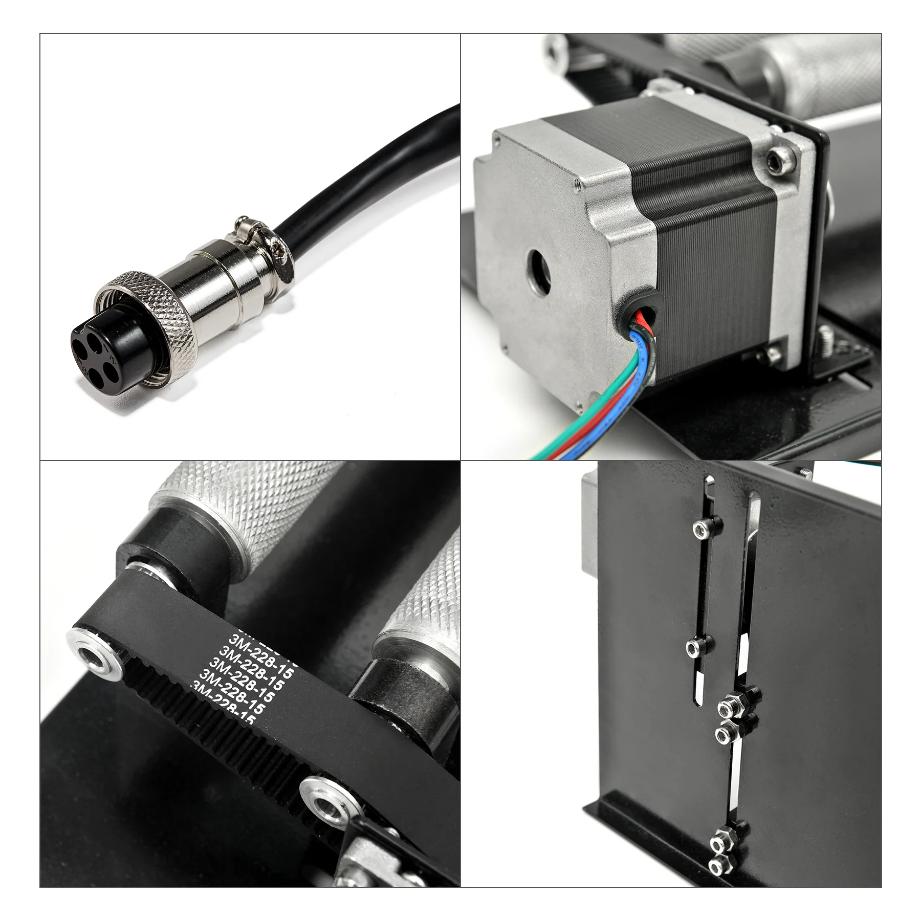 Drehachse & Rotary Axis für CO2 Laser Graviermaschinen und Lasercutter | LRA-0730 - Image 3