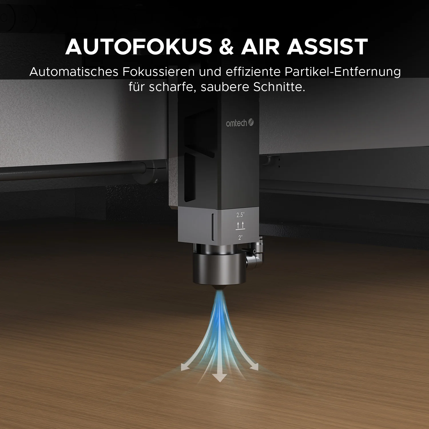 Industrielle CO2 Lasermaschine mit 1200mm/s Gravurgeschwindigkeit und 40mm Holz-Schnitttiefe | Pro 2440 - Image 11