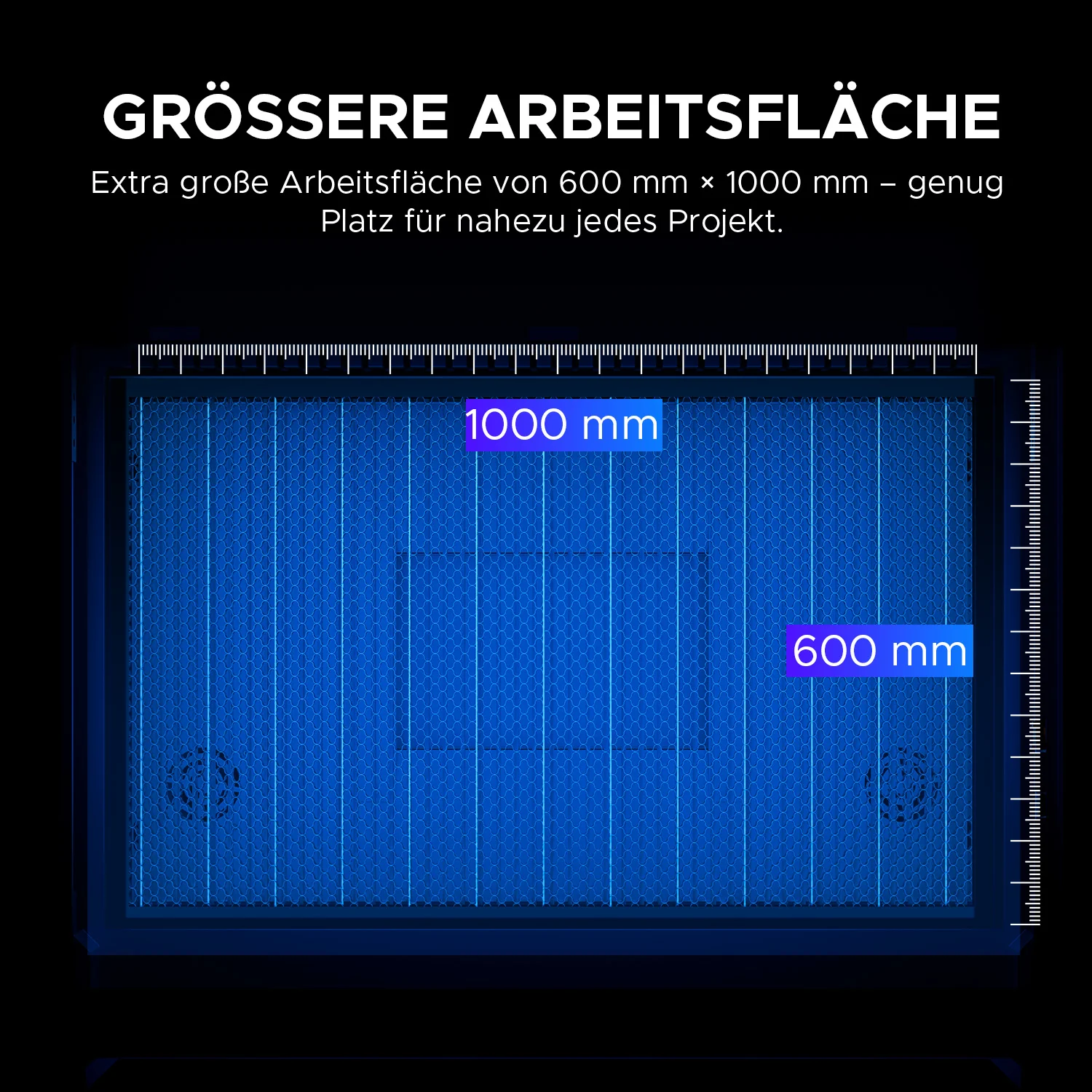 Industrielle CO2 Lasermaschine mit 1200mm/s Gravurgeschwindigkeit und 40mm Holz-Schnitttiefe | Pro 2440 - Image 7